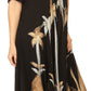 Sakkas Watercolor Palm Tree Tank Caftan Dress