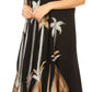 Sakkas Watercolor Palm Tree Tank Caftan Dress