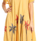 Sakkas Watercolor Palm Tree Tank Caftan Dress