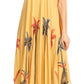 Sakkas Watercolor Palm Tree Tank Caftan Dress