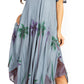 Sakkas Watercolor Palm Tree Tank Caftan Dress