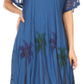 Sakkas Watercolor Palm Tree Tank Caftan Dress