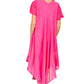 Sakkas Watercolor Palm Tree Tank Caftan Dress