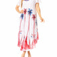 Sakkas Watercolor Palm Tree Tank Caftan Dress