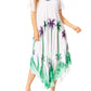 Sakkas Watercolor Palm Tree Tank Caftan Dress