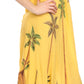 Sakkas Watercolor Palm Tree Tank Caftan Dress