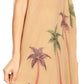 Sakkas Watercolor Palm Tree Tank Caftan Short Dress