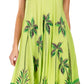 Sakkas Watercolor Palm Tree Tank Caftan Short Dress