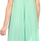 Sakkas Watercolor Palm Tree Tank Caftan Short Dress