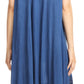 Sakkas Watercolor Palm Tree Tank Caftan Short Dress