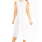 Sakkas Watercolor Palm Tree Tank Caftan Short Dress