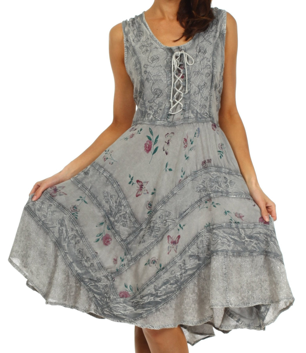 Sakkas Fairy Maiden Corset Style Dress