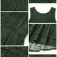 Sakkas Sundara Stonewashed Rayon Embroidered Mid Length Dress
