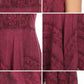 Sakkas Sundara Stonewashed Rayon Embroidered Mid Length Dress
