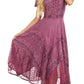 Sakkas Marigold Embroidered Fairy Dress
