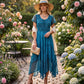 Sakkas Marigold Embroidered Fairy Dress