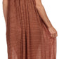 Sakkas Adele Sequin Embroidered Scoop Neck Sleeveless Dress / Cover Up