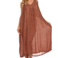 Sakkas Adele Sequin Embroidered Scoop Neck Sleeveless Dress / Cover Up
