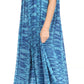 Sakkas Adele Sequin Embroidered Scoop Neck Sleeveless Dress / Cover Up