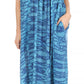 Sakkas Adele Sequin Embroidered Scoop Neck Sleeveless Dress / Cover Up
