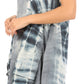 Sakkas Lunna Women's Casual Sleeveless Hi-low V-neck Knit Tie-dye Dress Cover-up