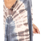 Sakkas Lunna Women's Casual Sleeveless Hi-low V-neck Knit Tie-dye Dress Cover-up