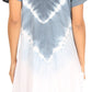 Sakkas Lilla Women's Casual Tie Dye Midi Boho Loose Short Sleeve Knit Dress Pocket