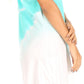 Sakkas Lilla Women's Casual Tie Dye Midi Boho Loose Short Sleeve Knit Dress Pocket