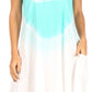 Sakkas Lilla Women's Casual Tie Dye Midi Boho Loose Short Sleeve Knit Dress Pocket