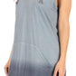 Sakkas Andrea Women's Casual Summer Cover-up Sleeveless Hoodie Dress Knit Tie-dye