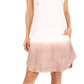 Sakkas Andrea Women's Casual Summer Cover-up Sleeveless Hoodie Dress Knit Tie-dye