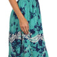 Sakkas Ariel Embroidered Batik Dress