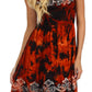 Sakkas Jamilah Gypsy Boho Peasant Batik Dress