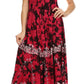 Sakkas Jamilah Gypsy Boho Peasant Batik Dress