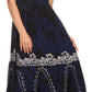 Sakkas Jamilah Gypsy Boho Peasant Batik Dress