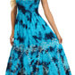 Sakkas Jamilah Gypsy Boho Peasant Batik Dress