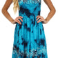 Sakkas Jamilah Gypsy Boho Peasant Batik Dress