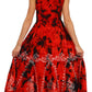 Sakkas Jamilah Gypsy Boho Peasant Batik Dress