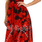 Sakkas Jamilah Gypsy Boho Peasant Batik Dress