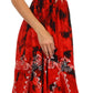 Sakkas Jamilah Gypsy Boho Peasant Batik Dress