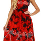 Sakkas Jamilah Gypsy Boho Peasant Batik Dress