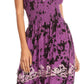 Sakkas Jamilah Gypsy Boho Peasant Batik Dress