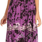 Sakkas Jamilah Gypsy Boho Peasant Batik Dress