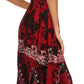 Sakkas Jamilah Gypsy Boho Peasant Batik Dress