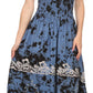 Sakkas Jamilah Gypsy Boho Peasant Batik Dress