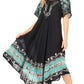Sakkas Sara Batik CaftanTank Dress / Cover Up