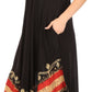 Sakkas Sara Batik CaftanTank Dress / Cover Up