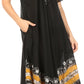 Sakkas Sara Batik CaftanTank Dress / Cover Up