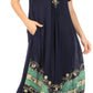 Sakkas Sara Batik CaftanTank Dress / Cover Up