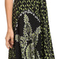 Sakkas Shana Batik Embroidered Handkerchief Hem Adjustable Halter Dress